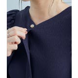 【前後2WAY】くしゅっと袖シャーリングニット | VIS | 詳細画像15