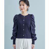 【前後2WAY】くしゅっと袖シャーリングニット | VIS | 詳細画像20