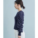 【前後2WAY】くしゅっと袖シャーリングニット | VIS | 詳細画像6