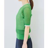 ポコポコシアーハーフスリーブニット | VIS | 詳細画像12