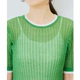 ポコポコシアーハーフスリーブニット | VIS | 詳細画像14