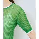 ポコポコシアーハーフスリーブニット | VIS | 詳細画像15