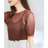 ポコポコシアーハーフスリーブニット | VIS | 詳細画像2