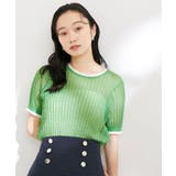 ポコポコシアーハーフスリーブニット | VIS | 詳細画像22