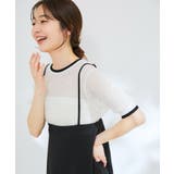 ポコポコシアーハーフスリーブニット | VIS | 詳細画像6