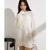 お花ぽんぽんシアーニット | VIS | 詳細画像12