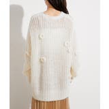 お花ぽんぽんシアーニット | VIS | 詳細画像18