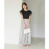 【洗える】バックリボンチュールドッキングプルオーバー | VIS | 詳細画像26