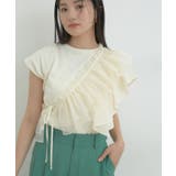 【SET】サッシュ付きフリルドッキングプルオーバー | VIS  | 詳細画像1 