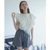 【SET】サッシュ付きフリルドッキングプルオーバー | VIS  | 詳細画像2 