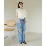 【SET】サッシュ付きフリルドッキングプルオーバー | VIS  | 詳細画像38 