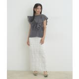 【SET】サッシュ付きフリルドッキングプルオーバー | VIS  | 詳細画像5 