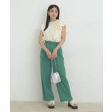 【SET】サッシュ付きフリルドッキングプルオーバー | VIS  | 詳細画像6 