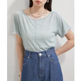 グリーン系(35) | 【洗える】ラメメローTシャツ | VIS