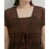 シャーリングカーデ×キャミアンサンブル | VIS  | 詳細画像11 