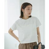 ホワイト(10) | シルケットリボンTシャツ | VIS