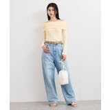 タックディテールオフショルカットソー | VIS  | 詳細画像11 