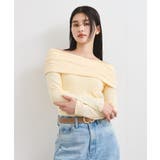 タックディテールオフショルカットソー | VIS  | 詳細画像12 