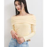 タックディテールオフショルカットソー | VIS  | 詳細画像13 