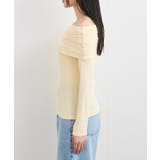 タックディテールオフショルカットソー | VIS  | 詳細画像16 