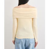 タックディテールオフショルカットソー | VIS  | 詳細画像17 