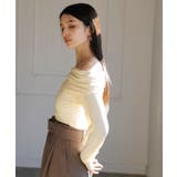 タックディテールオフショルカットソー | VIS  | 詳細画像7 