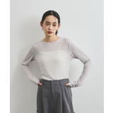 クルーネックインナートップス(レース・チェック・ラメ・シアー) | VIS | 詳細画像20