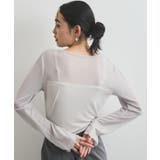 クルーネックインナートップス(レース・チェック・ラメ・シアー) | VIS | 詳細画像21