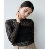 クルーネックインナートップス(レース・チェック・ラメ・シアー) | VIS | 詳細画像6