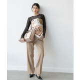 クルーネックインナートップス(レース・チェック・ラメ・シアー) | VIS | 詳細画像7