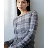 グレーサブ | クルーネックインナートップス(レース・チェック・ラメ・シアー) | VIS