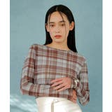 チャイロサブ | クルーネックインナートップス(レース・チェック・ラメ・シアー) | VIS