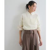 【洗える】アイレットブークレコンパクトニット | VIS  | 詳細画像8 