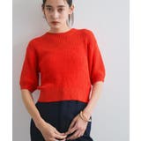 レッド(60) | 【洗える】アイレットブークレコンパクトニット | VIS 