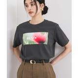 チャコール(06) | 【接触冷感】フラワーフォト＆ロゴTシャツ | VIS 