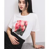 ホワイト(10) | 【接触冷感】フラワーフォト＆ロゴTシャツ | VIS 