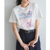 ホワイト系(11) | 【接触冷感】フラワーフォト＆ロゴTシャツ | VIS 