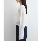 コード刺繍シアーニット | VIS | 詳細画像14