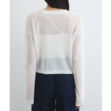 コード刺繍シアーニット | VIS | 詳細画像15