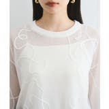 コード刺繍シアーニット | VIS | 詳細画像16