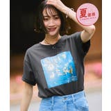 チャコール(06) | 【夏トク価格】【接触冷感】箔グラフィックアートTシャツ | VIS