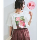 ホワイト(10) | 【夏トク価格】【接触冷感】箔グラフィックアートTシャツ | VIS