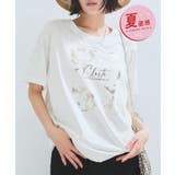 ホワイト系(11) | 【夏トク価格】【接触冷感】箔グラフィックアートTシャツ | VIS