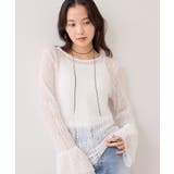 フレアスリーブレーストップス | VIS | 詳細画像1