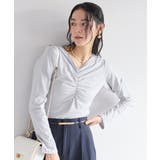 シャーリングギャザーカットソー | VIS | 詳細画像10