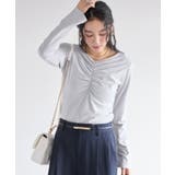 シャーリングギャザーカットソー | VIS | 詳細画像11