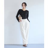 シャーリングギャザーカットソー | VIS | 詳細画像15