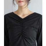 シャーリングギャザーカットソー | VIS | 詳細画像23