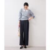 レースカラーニットプルオーバー/イージーケア | VIS | 詳細画像14