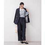 レースカラーニットプルオーバー/イージーケア | VIS | 詳細画像19